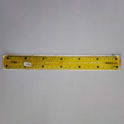 Vonalzó hajlékony 30cm sárga 