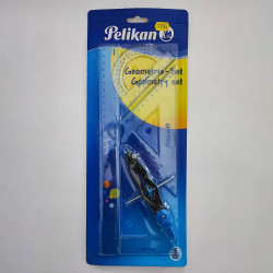 Vonalzókészlet körzővel PELIKAN 5 db-os 