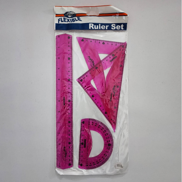 Vonalzókészlet CENTRUM Flexibilis 4 db-os 