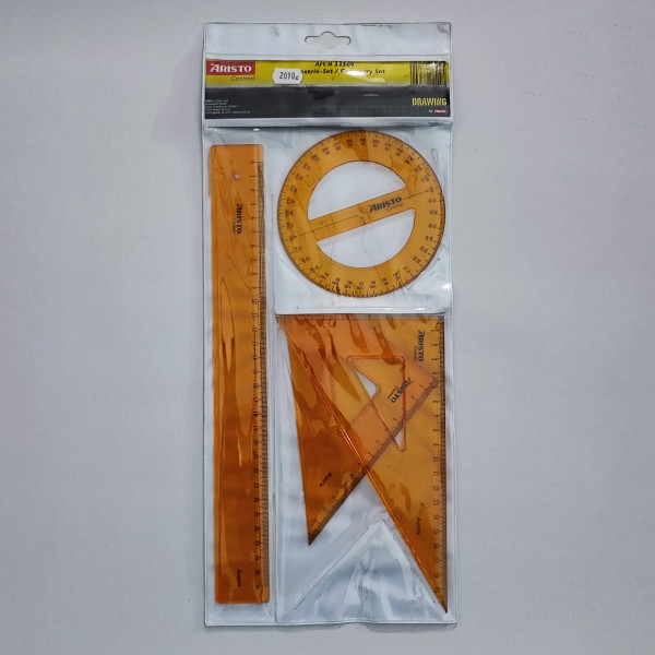 Vonalzókészlet ARISTO Contrast 4 db-os 