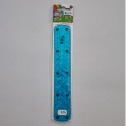 Vonalzó FIORELLO hajlékony 20cm kék 