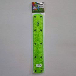 Vonalzó FIORELLO hajlékony 20cm zöld 