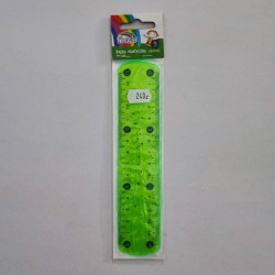 Vonalzó FIORELLO hajlékony 15cm zöld 