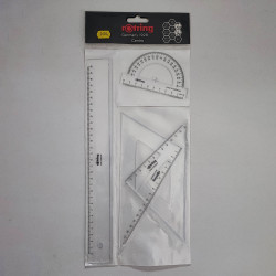 Vonalzókészlet ROTRING 4 db-os 