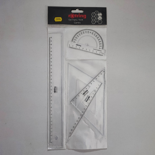 Vonalzókészlet ROTRING 4 db-os 