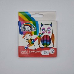 Zsírkréta FIORELLO kerek 12db-os készlet