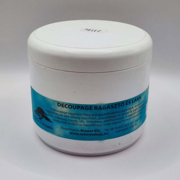 Decoupage ragasztó és lakk Bonsai Kreatív 500ml