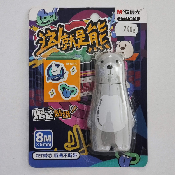 Hibajavító roller Mackó 5mmx8m 