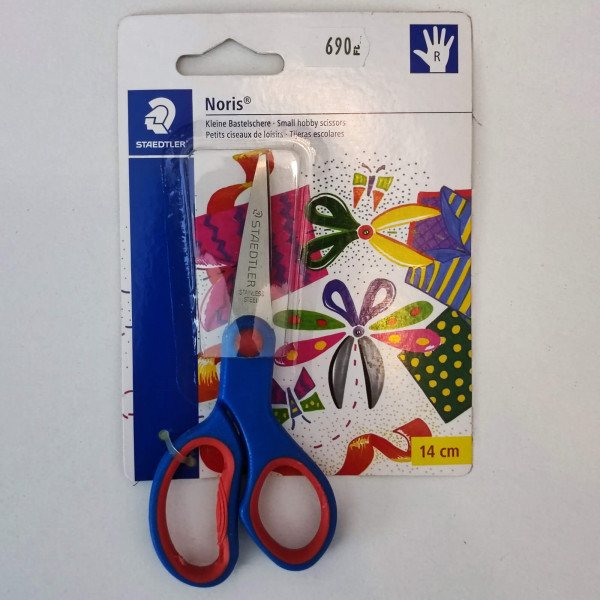 Olló iskolai Noris Staedtler hegyes jobbkezes 14cm 