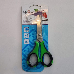 Olló iskolai Spoko kerekített hegy zöld 13cm 