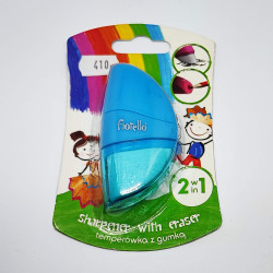 Radír+ hegyező FIORELLO GR-F445 kék