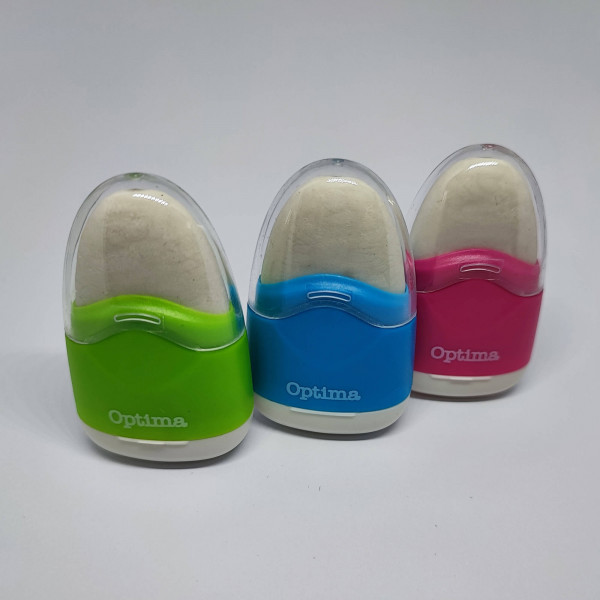 Radír+ hegyező OPTIMA 2in1 kék