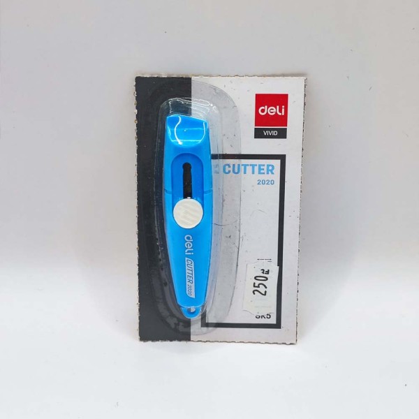 Irodai mini zseb vágókés DELI KÉK